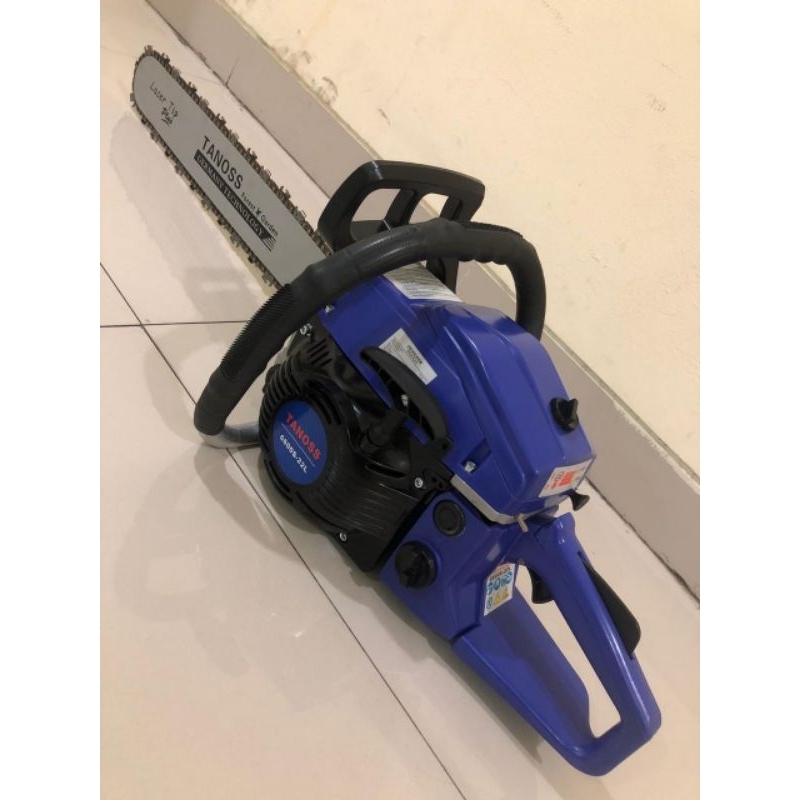 Senso Chain saw Mini Mesin Gergaji Kayu Tanoss 6800 22 Inci Laser Trip Model Turbo