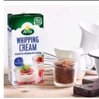 

WHIPING CREAM ARLA 1 LITER EXP MEI 2025