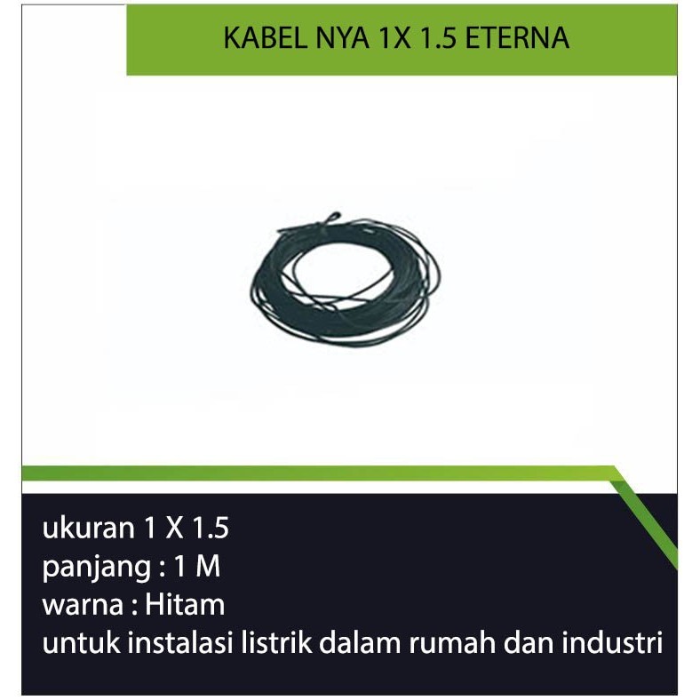 Kabel NYA 1X1.5 ETERNA/kabel eterna/kabel intalasi listrik