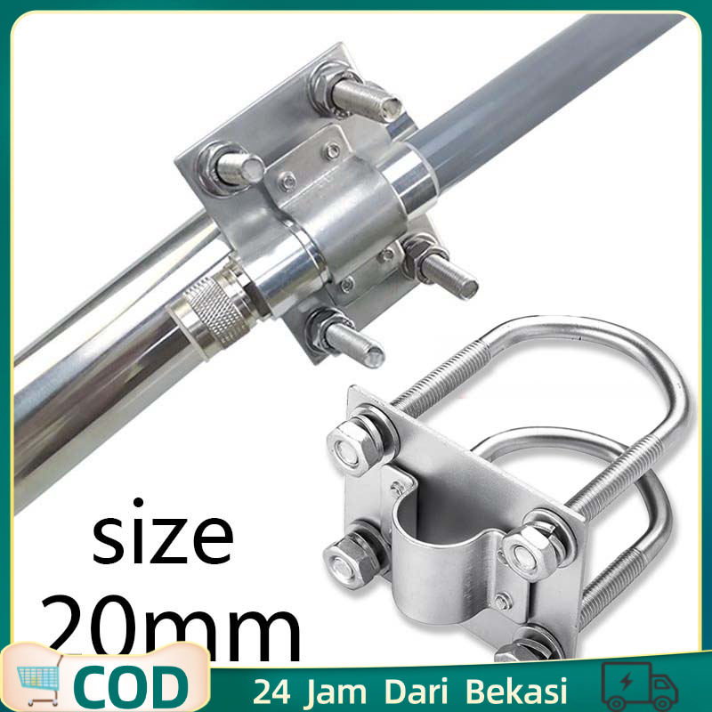 1pcs Bracket Antena Tv Bracket Antena Outdoor Klem Tiang Antena Bracket Tiang Antena