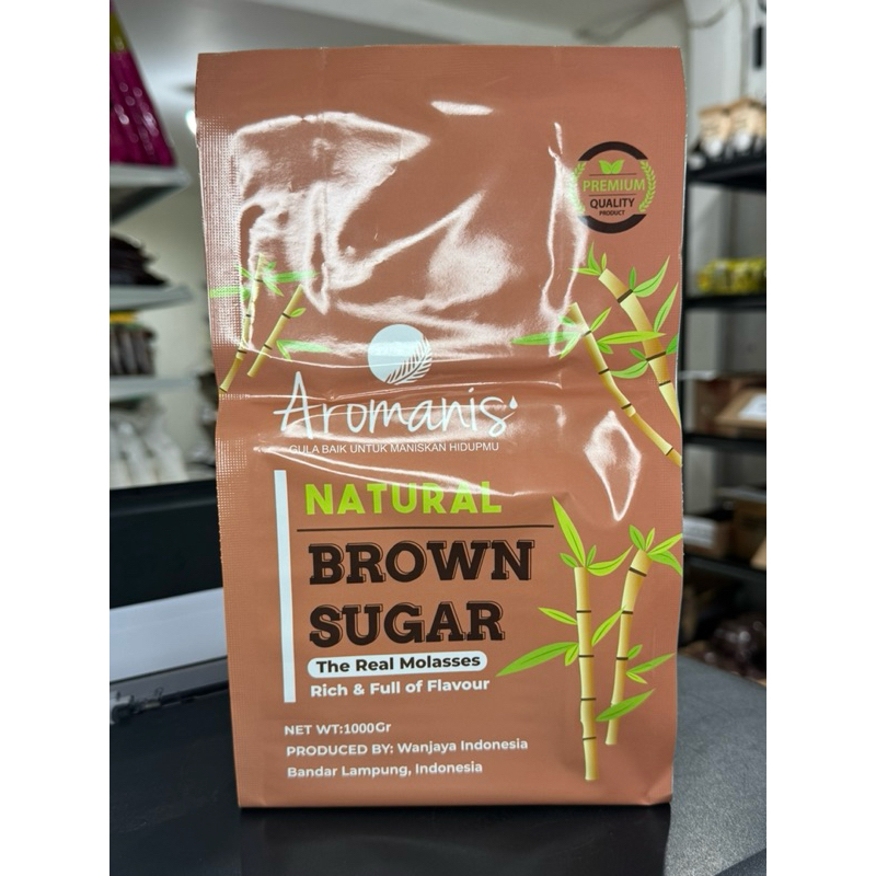 

Aromanis natural brown sugar 1kg