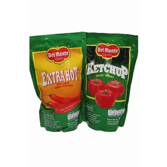 

PROMO SAUS DelMonte tomat + extrahot 1000gr standing exp 2026