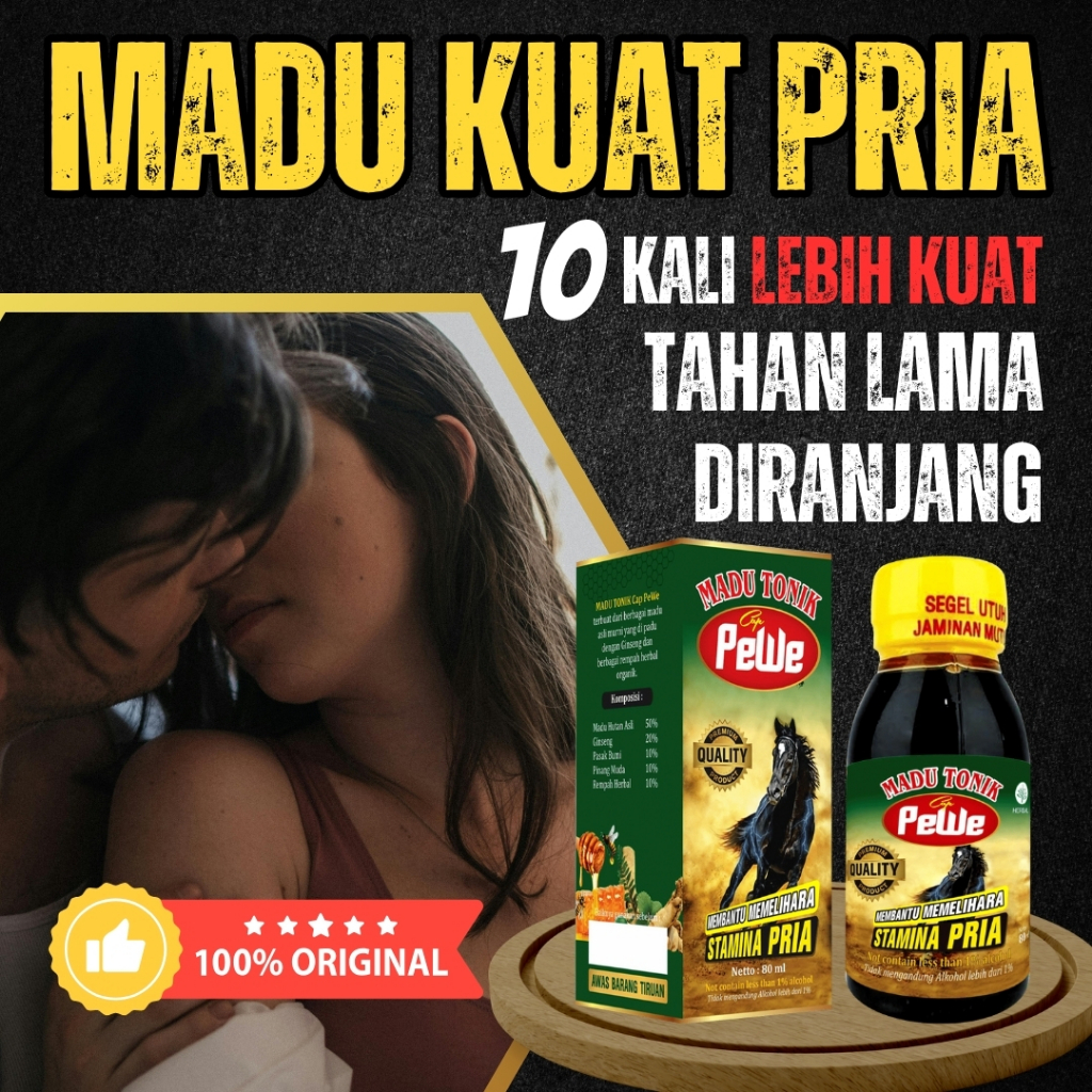 

Madu Tonik Pewe Original | Madukuat Stamina Pria Kuat Tahan Lama Penambah Gairah Perkasa Di Ranjang