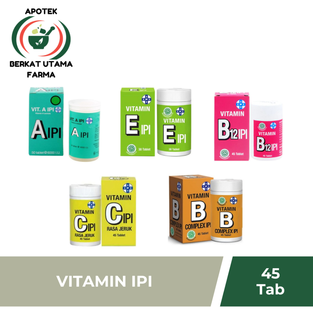 VITAMIN IPI / VIT A / VIT B12 / VIT B COMPLEX / VIT D3 / VIT E / VIT C