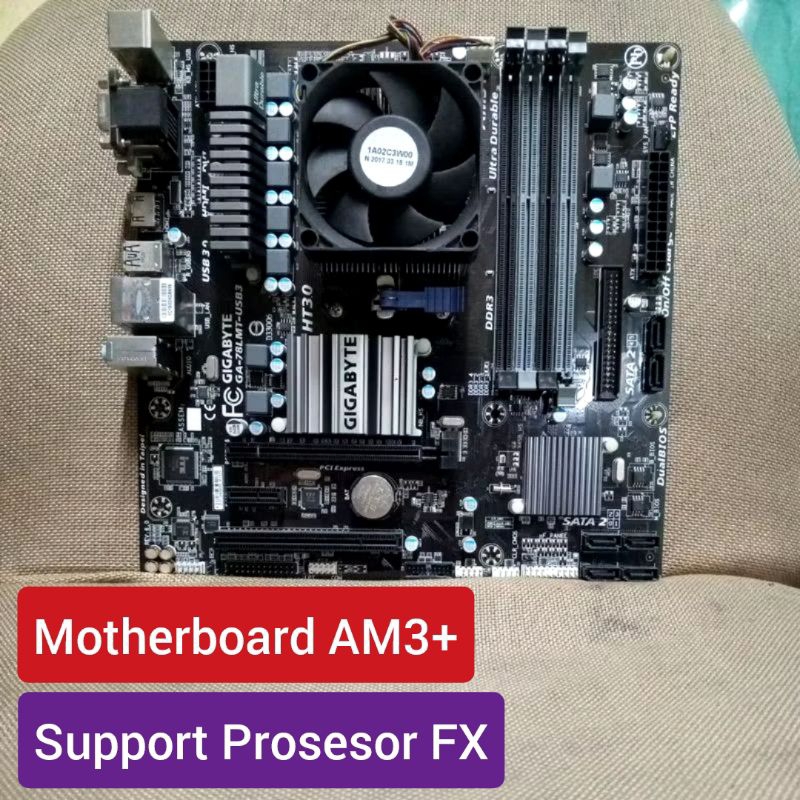 Motherboard AM3+ paketan prosesor FX