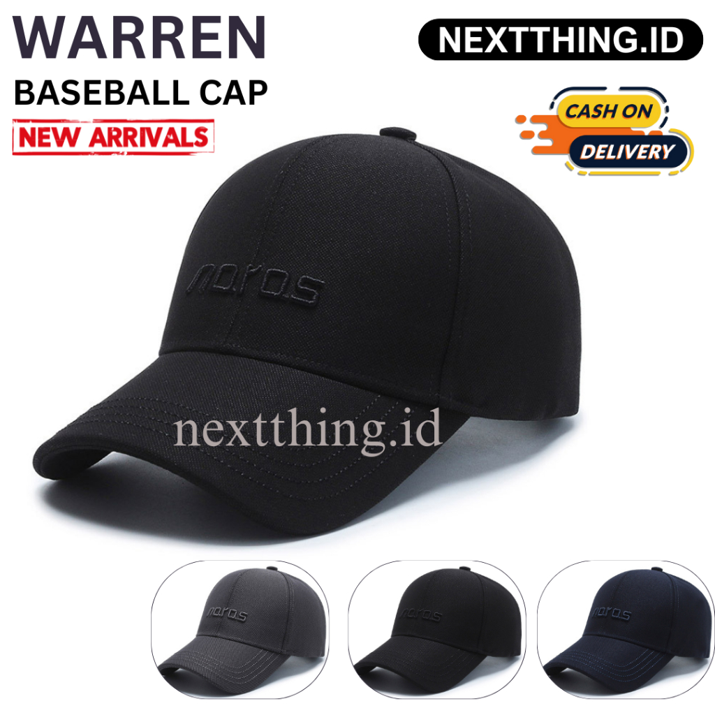 NEXTTHING.ID - WARREN NARASON topi pria topi wanita topi baseball topi trendy topi NARASON