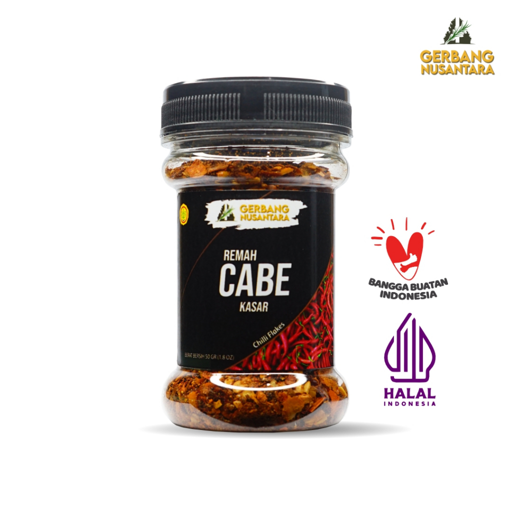 

Gerbang Nusantara - Remah Cabe Kasar Bubuk Bumbu Masak Dapur Rempah 50gr