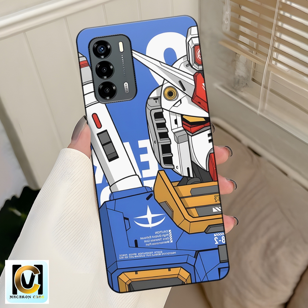 Casing Hp ZTE Blade V40s & ZTE Blade V40 Vita Terbaru 2025 Motif Gundam | Case ZTE Blade V40s & ZTE 