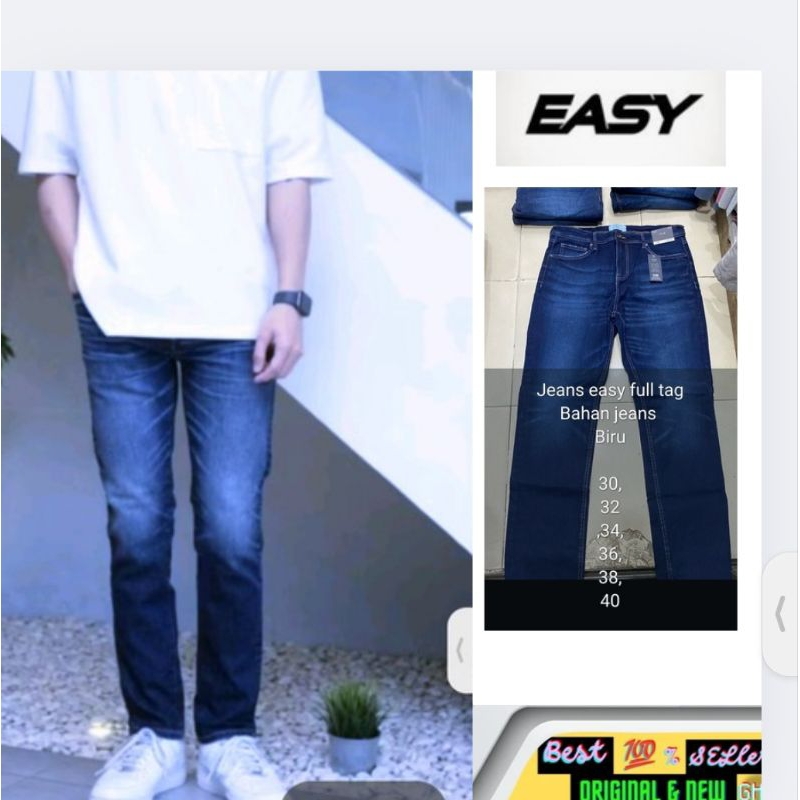 Celana Jeans SIlim Fit Easy Jeans Branded