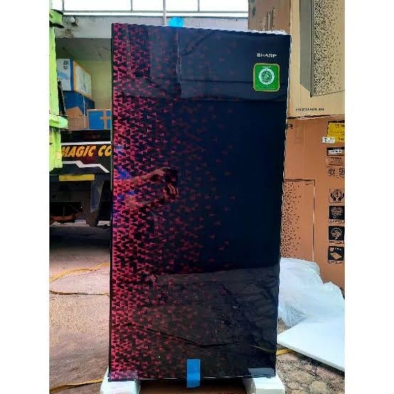 KULKAS 1PINTU SHARP SHINE MAGNEGLASS SJ-X185MG