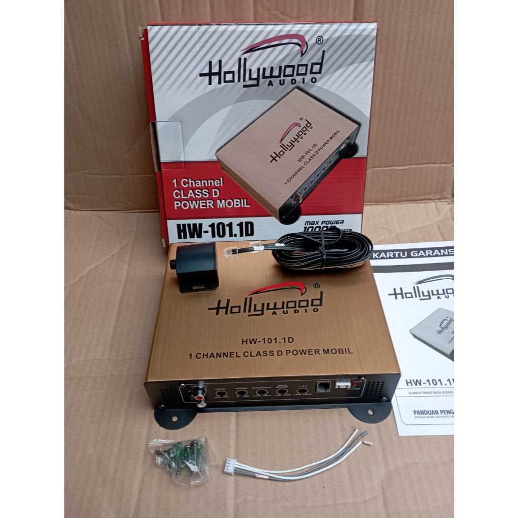 SIR Power monoblock hw-101.1D hollywood Amplifier Monoblok mobil car channel max power 1000 Watt