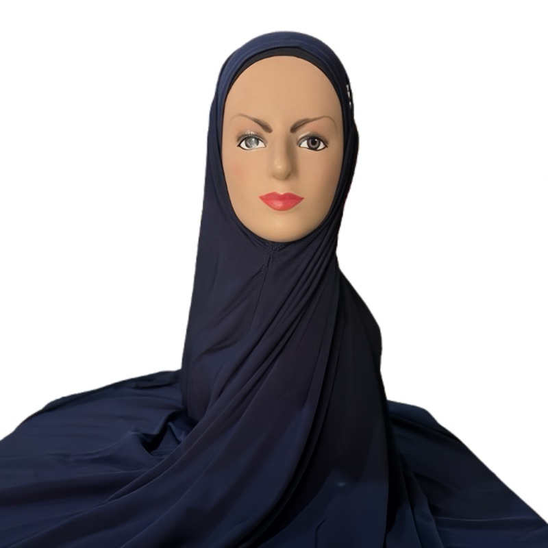 Azizah Hijab Instan Syari Kerudung Tali Jumbo Bahan Jersey