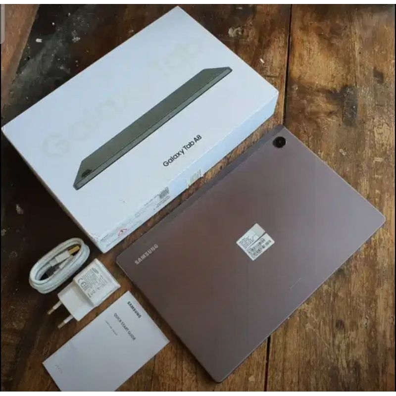 Samsung Galaxy Tab A8 10.5 inch 2021 4/128 4G LTE second mulus lengkap