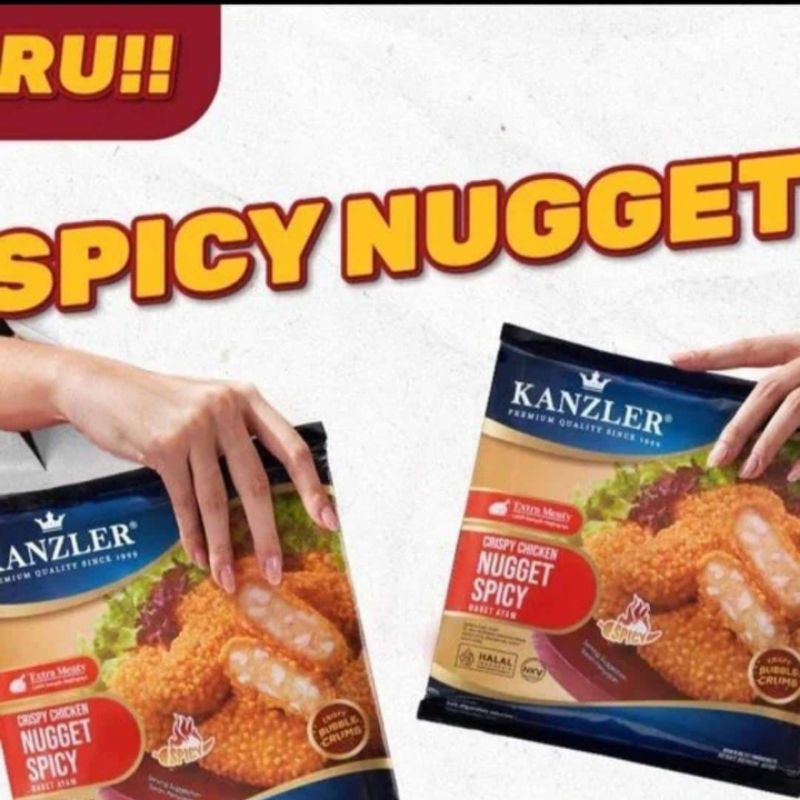 

Kanzler Crispy Chicken Nugget Spicy 450gr