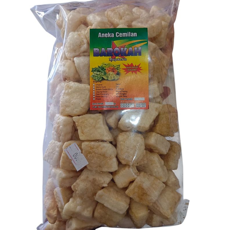 Cemilan barokah krupuk tahu kotak