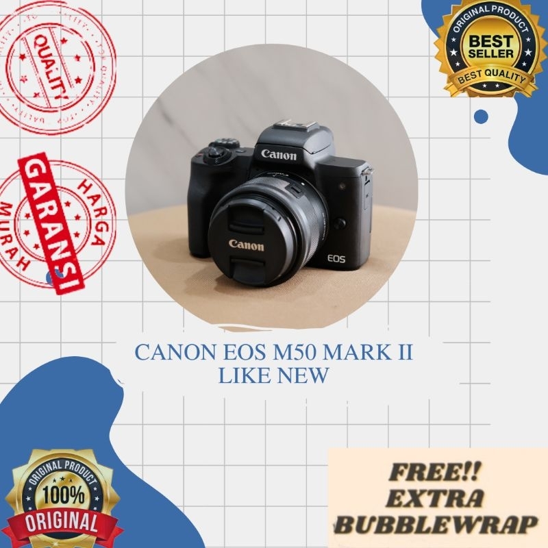 CANON EOS M50 MARK II LIKE NEW