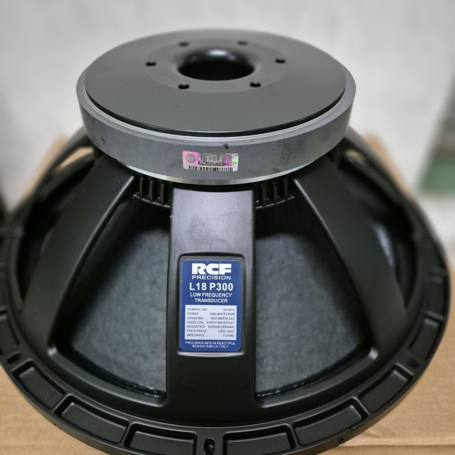 KOMPONEN SPEAKER RCF L18 P300/L18P300 ( 18 INCH ) GRADE A