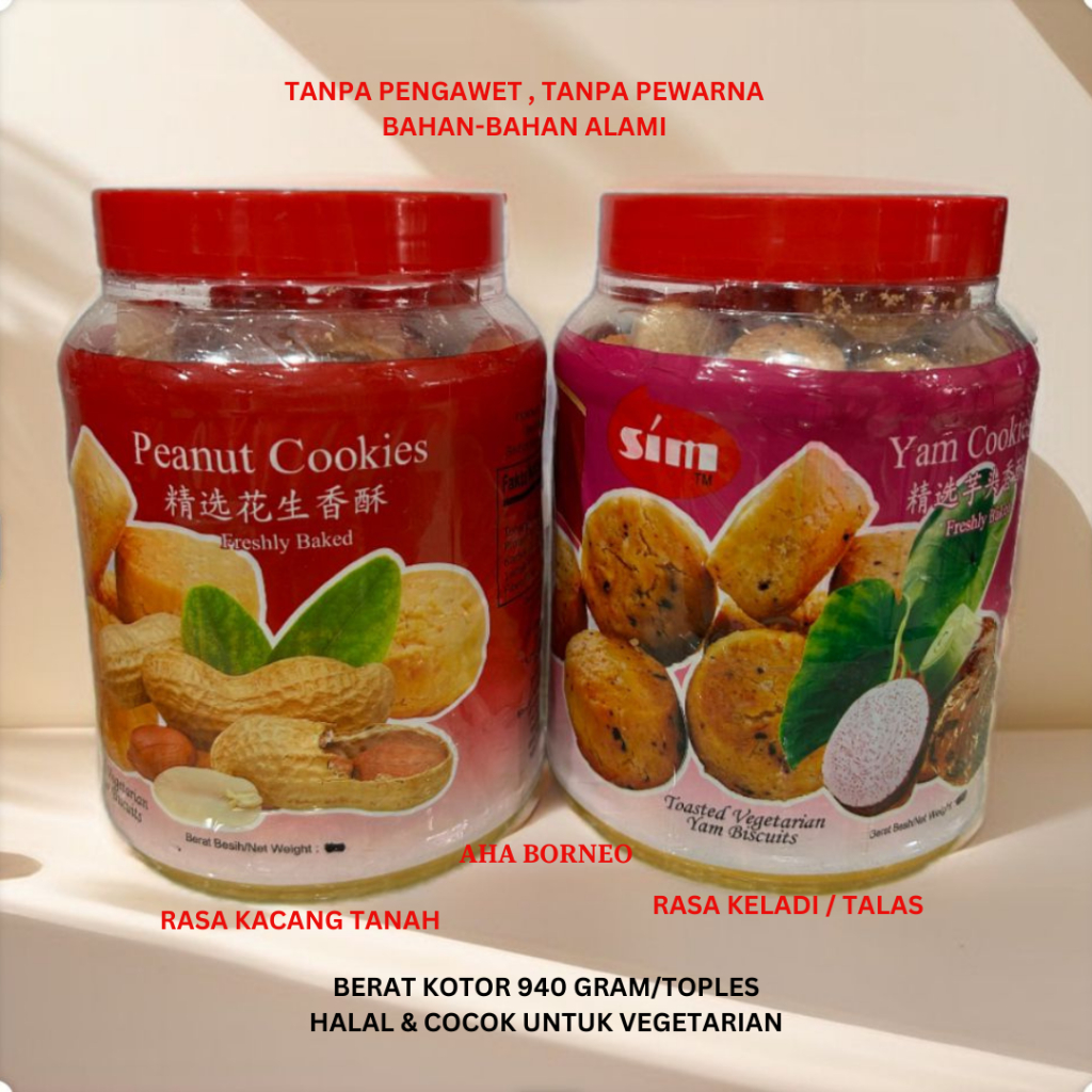 

COOKIES KELADI & KACANG TANAH M4L4YSIA HALAL - KUE KERING SIM NATAL IMLEK LEBARAN KUKIS