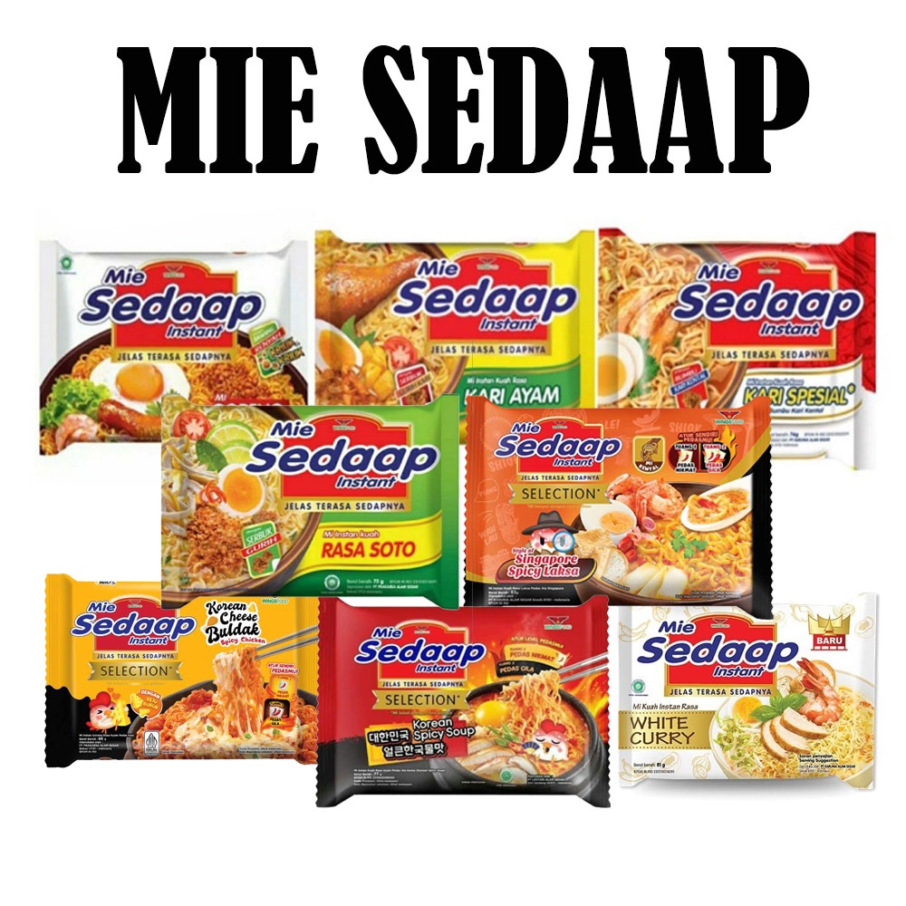 

MIE SEDAAP GORENG / KUAH [ECERAN]