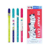 

M&G So Many Cats 0.5mm Erasable Gel Pens Ink Crystal Blue AKPB1479