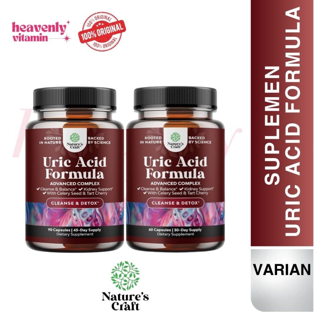 Natures Nature's Craft Uric Acid Formula Cleanse and Detox  - 60 Caps