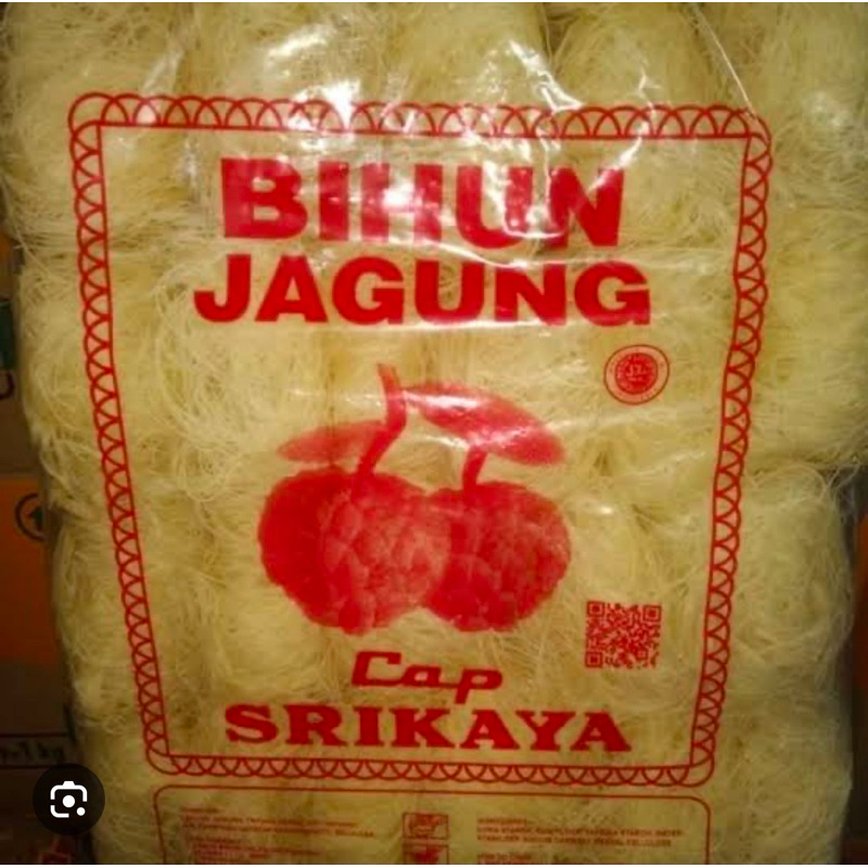 

Bihun Jagung Cap Srikaya 1 Bal Ball / 1 Bungkus berat bersih 2,3 kg