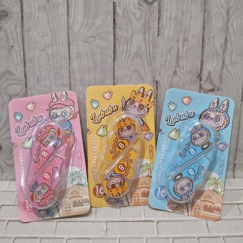 

Correction / Tipex Kertas Mini Set Labubu 7036
