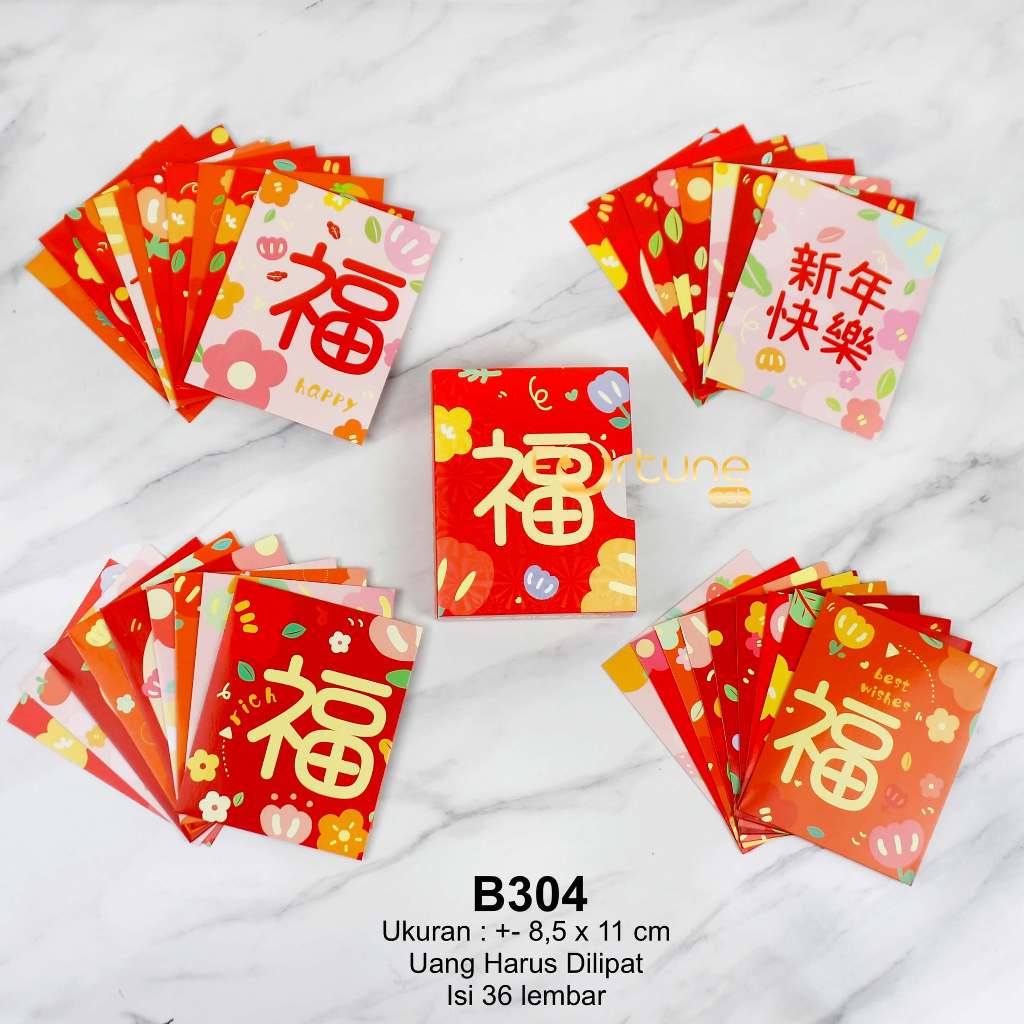 

Angpao Imlek 2025 Kertas Chinese New Year Motif Netral Gambar Sudah Campur Terbaru isi 36 lembar