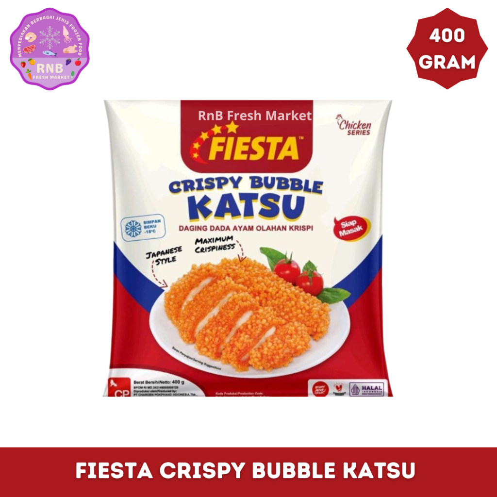 

Fiesta Crispy Bubble Katsu Netto 400 Gram