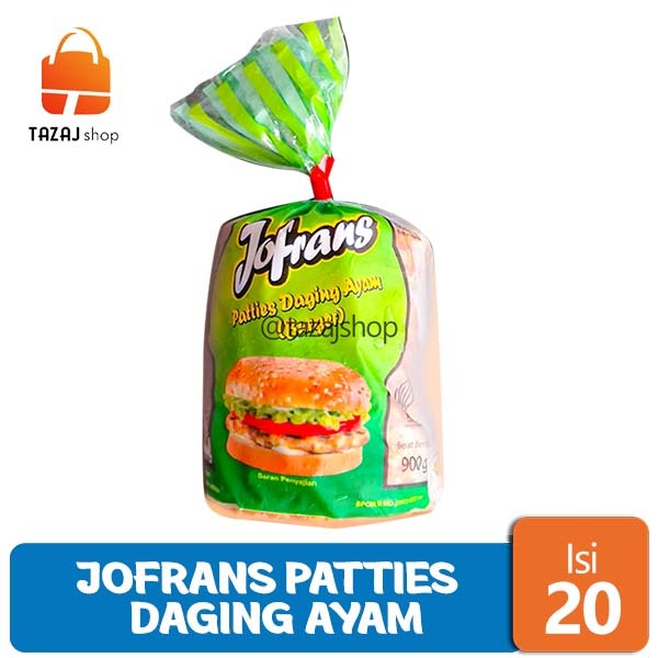 

Jofrans Patties Daging Ayam Chicken Burger Isi 20 Pcs