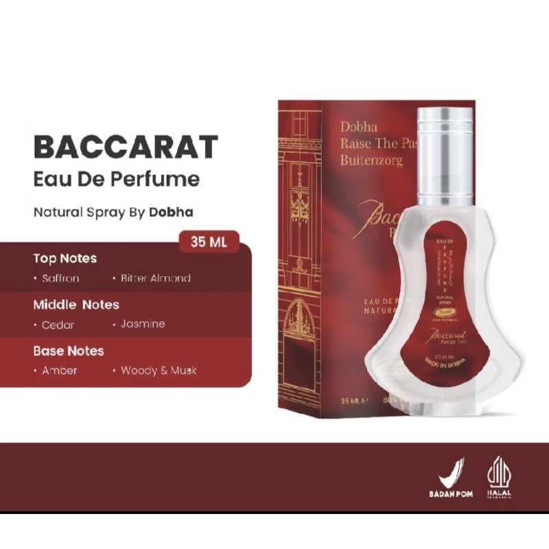Parfum Dobha BACCARAT 35 ml Spray
