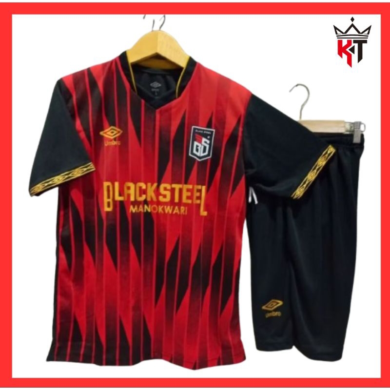 Stelan Jersey Futsal/Sepakbola BLACKSTEEL MANOKWARI - @threeskstore.id