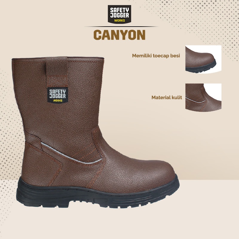 Safety Jogger Canyon S3 Original Kulit