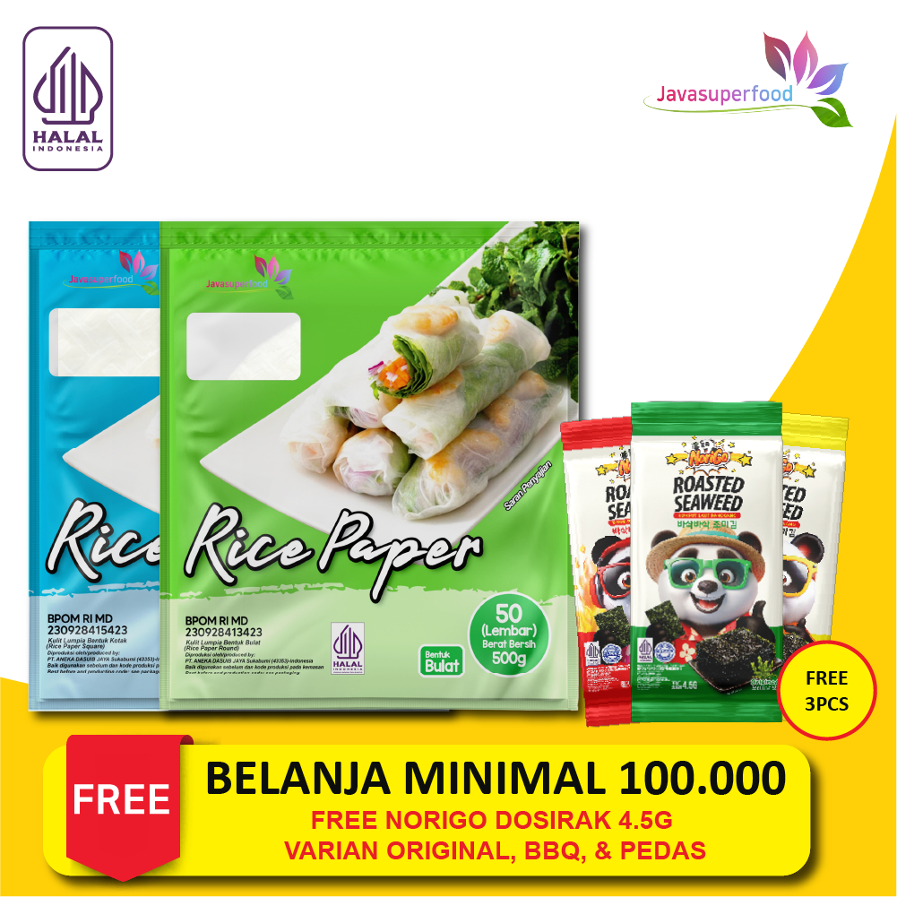 

Banh Trang High Quality Rice Paper 22 cm / Rice Paper / Kulit Lumpia Vietnam Rice Paper / rice roll spring roll / Salad Wrap / Rice Paper