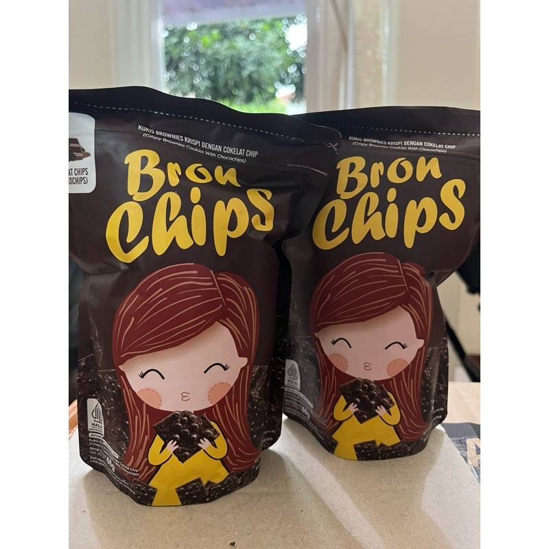 

BRONCHIPS/KERIPIK BROWNIS RASA COKELAT
