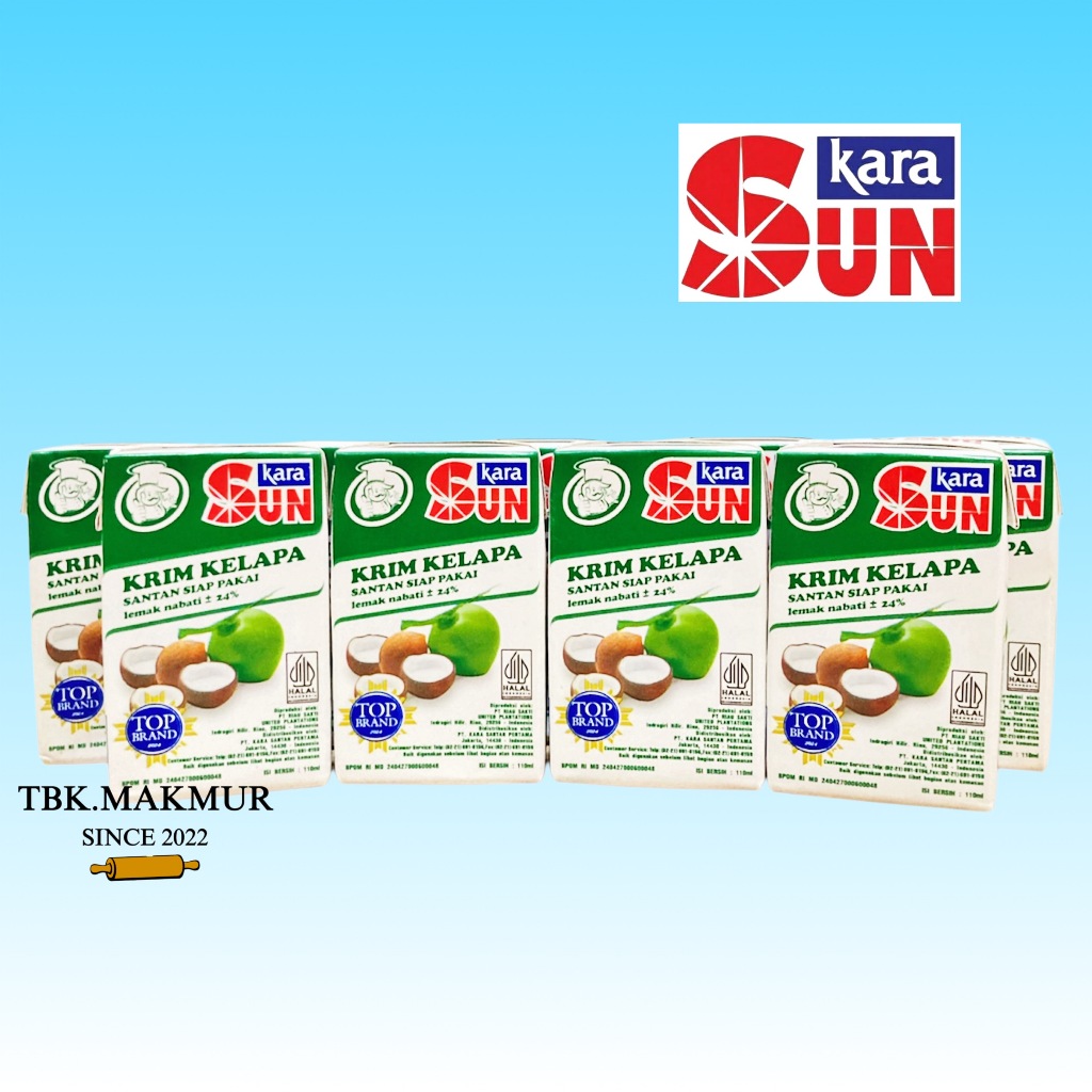 

Sun Kara Santan Kelapa Siap Pakai | Krim Kelapa 110 ml