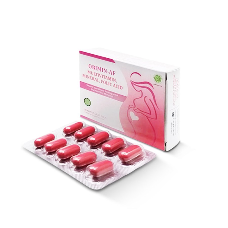 Obimin AF Multivitamin dan Mineral Untuk Memenuhi Kebutuhan Vitamin dan Mineral Untuk Masa Kehamilan