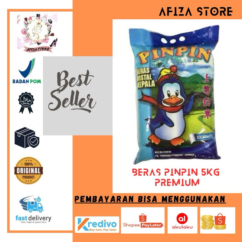 

PROMO Beras Pinpin 5kg premium (Baru)