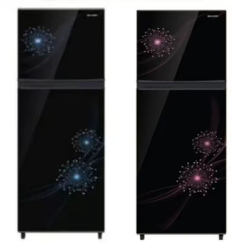 LEMARI ES 2 PINTU SHARP SJ-317MG SHINE KULKAS SHARP SJ 317 MG