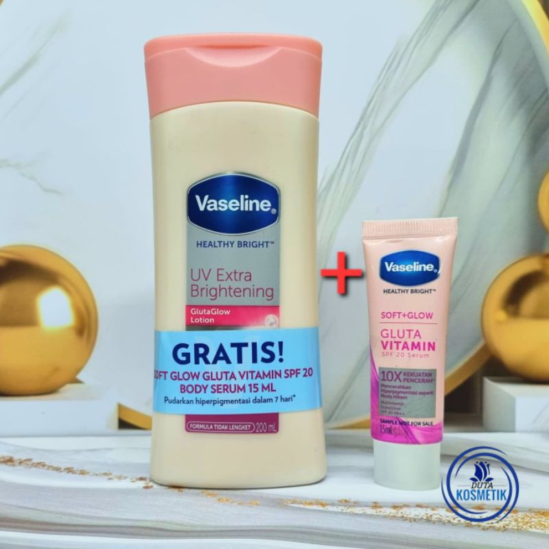 HB VASELINE Body Lotion Healty Bright UV - 200 ml