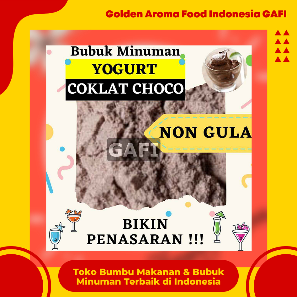 

Bubuk Yogurt Coklat Choco NON GULA Premium 1 kg Supplier Bubuk Minuman Yogurt Instan Serbuk Es Yogurt Ekonomis Original Powder Drink Coklat Choco Ekonomis Terdekat Murah GAFI