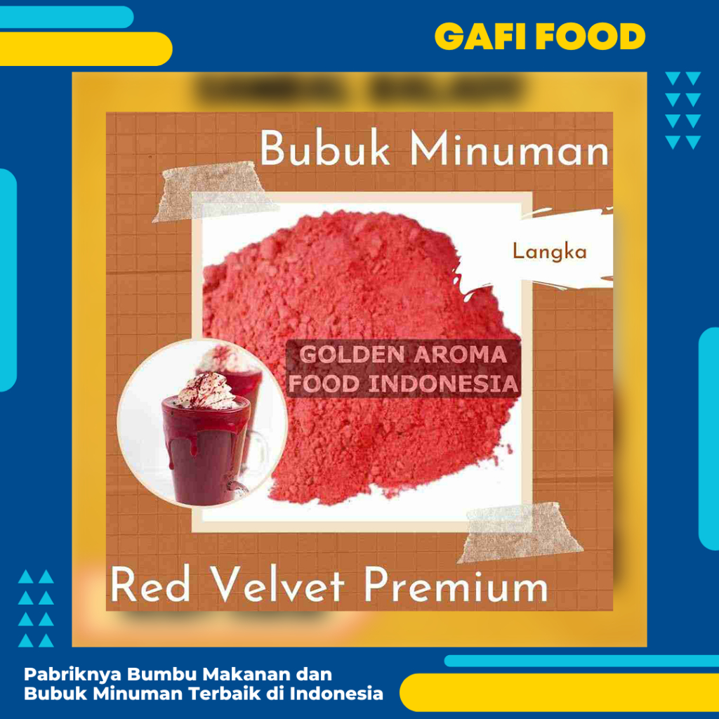 

Bubuk Minuman Red Velvet Premium 1 Kg Drinking Powder Enak Murah Halal Aman Terbaik Bubble Drink