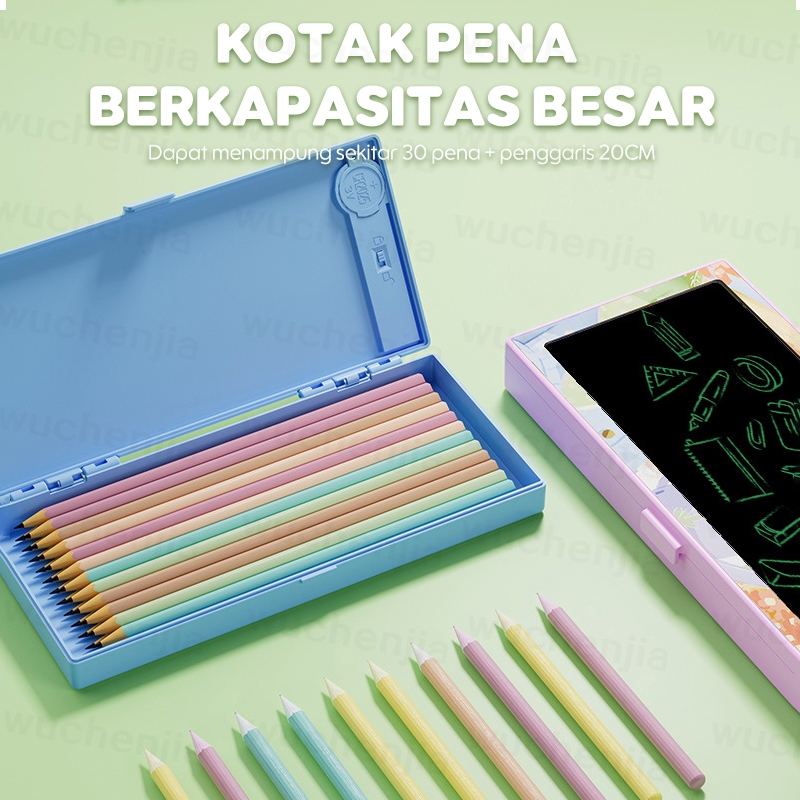 

HJK [ready stock]LCD Writing Board Drawing Kotak Pensil / Pencil Case /Kotak Pensil dan Papan Coret