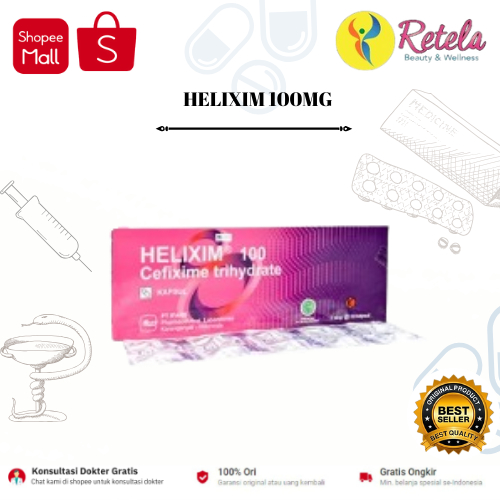 HELIXIM 100 MG 1 BOX 3 STRIP