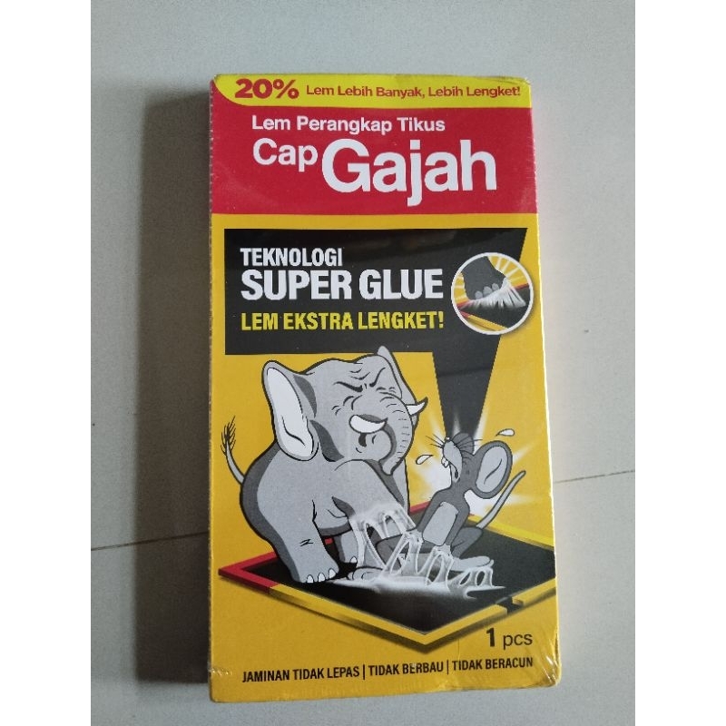LEM TIKUS CAP GAJAH SUPER AMPUH