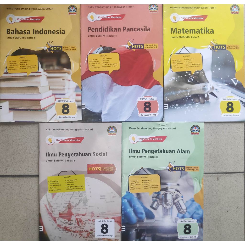 LKS BISA SMP KELAS 8 KM SENI BUDAYA. BAHASA BALI,  IPA, IPS, MATEMATIKA, BAHASA INDO, BAHASA INGGRIS
