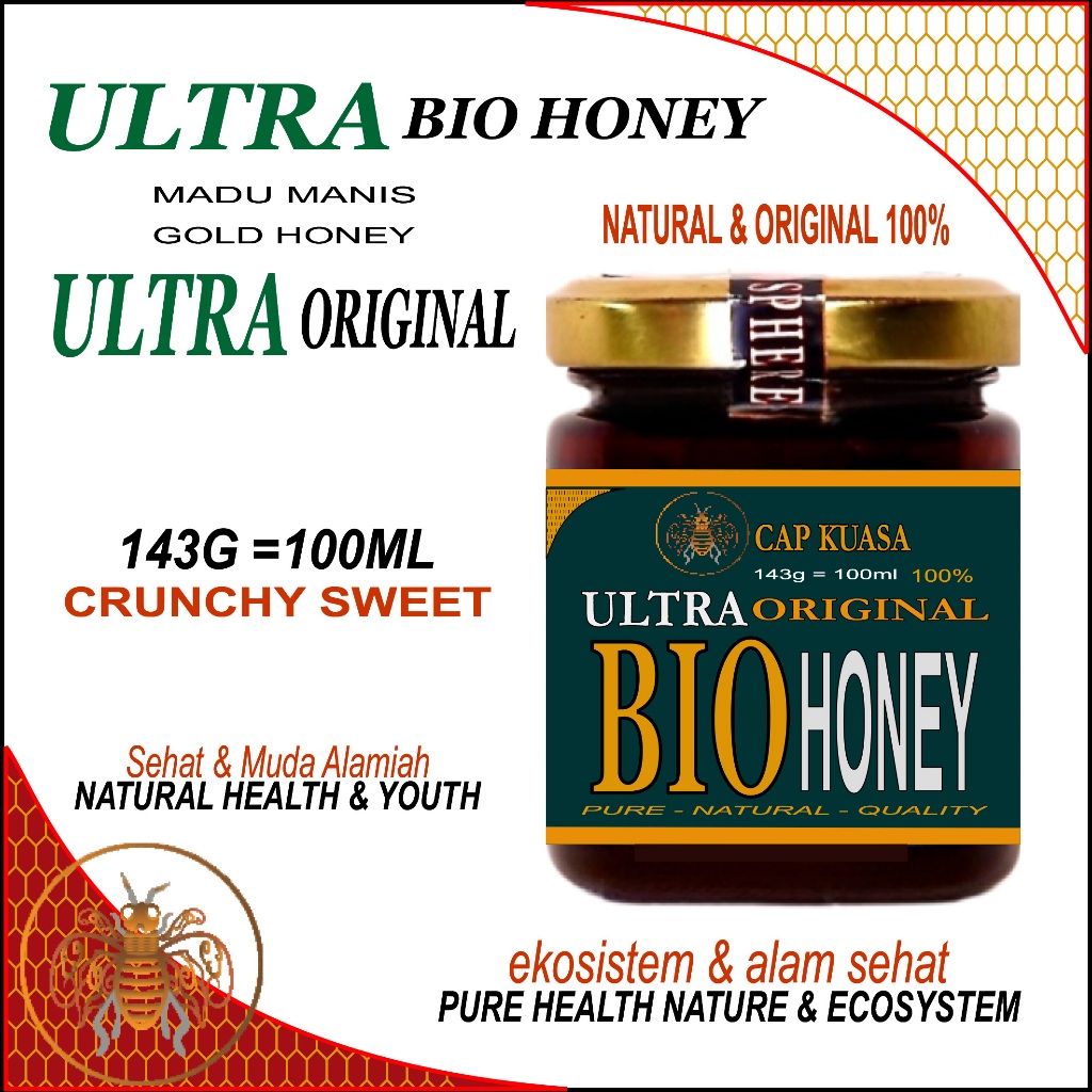 

MADU MURNI ASLI 100% ULTRA BIO HONEY ORIGINAL