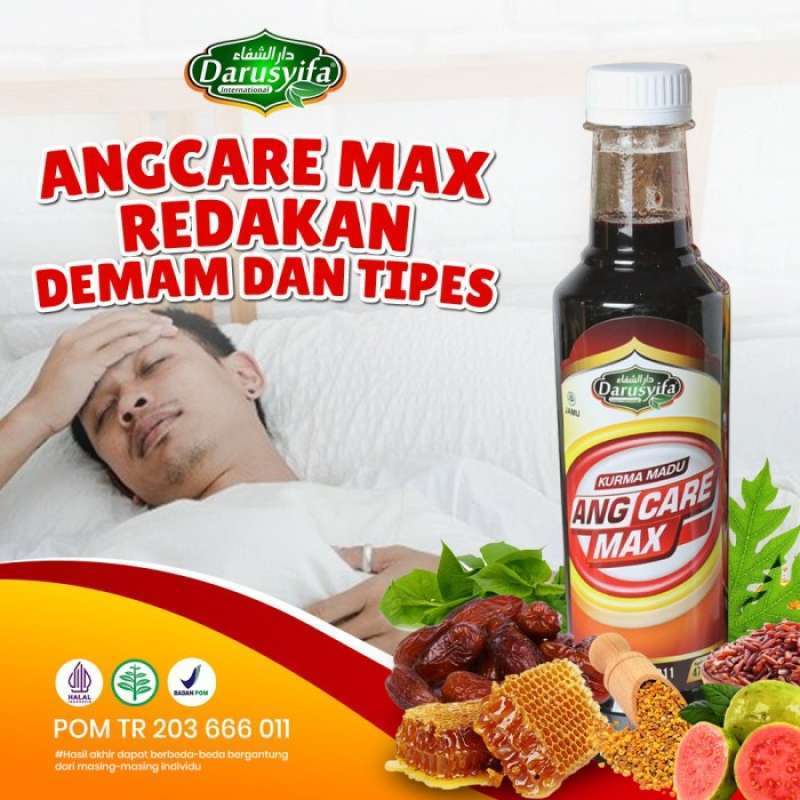

Sari Kurma Madu Angkak ANGCARE MAX Darusyifa 470gr atasi DBD TYPUS