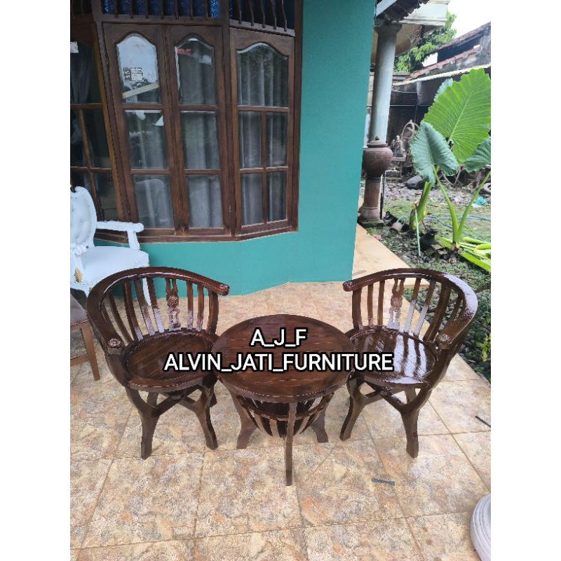 kursi teras/kursi teras mangkok/1set kursi teras mangkok/kursi teras