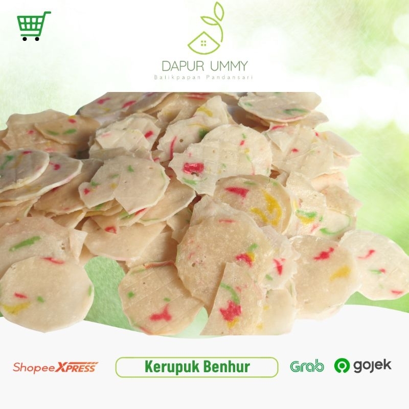 

kerupuk Benhur Mentah • Kerupuk Kanji